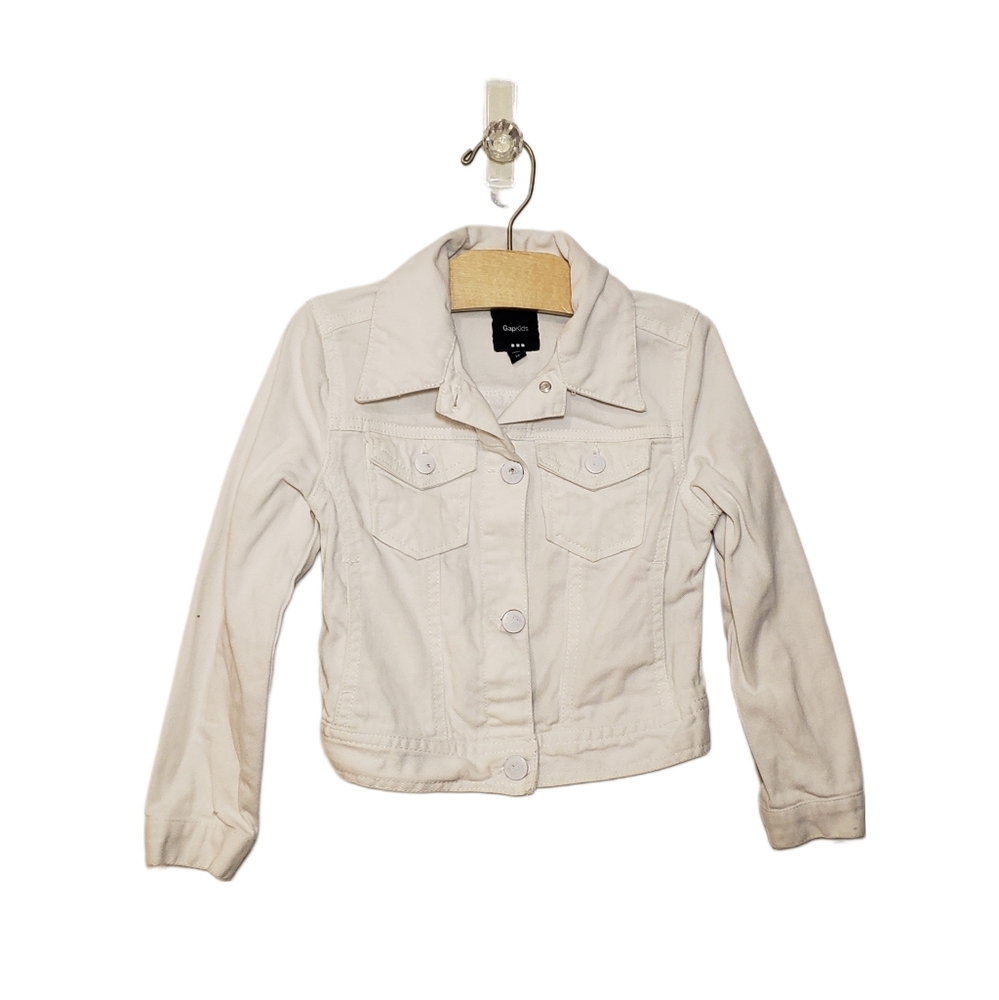 Gap Kids XS White Denim Jean Jacket